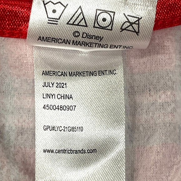 Disney Girls 4T Plaid Minnie Mouse Nightgown Flannel Ruffle Christmas Granny - Picture 9 of 12